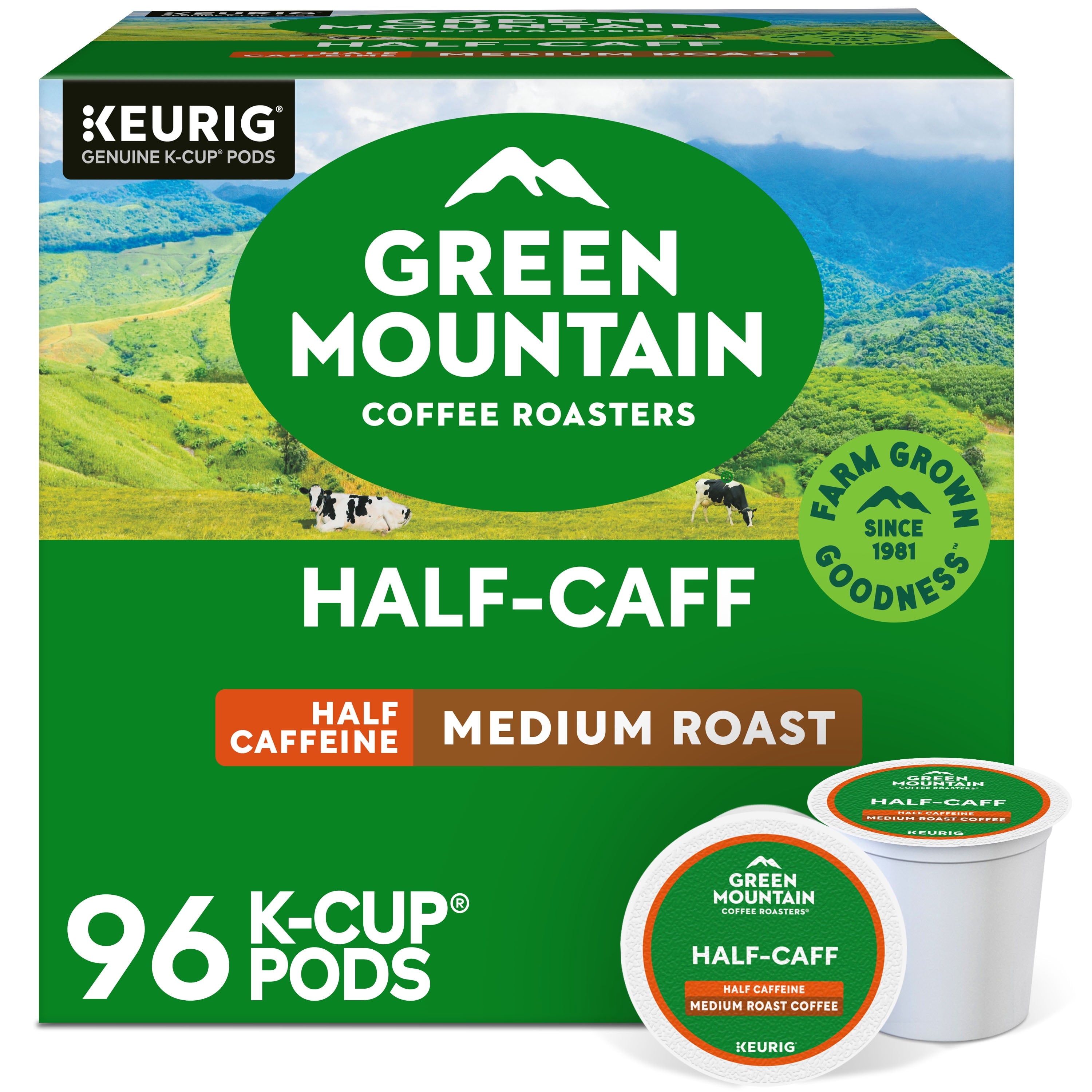 (4 pack) Green Mountain Coffee Roasters, Nantucket Blend Medium Roast K-Cup Coffee Pods, 24 Count