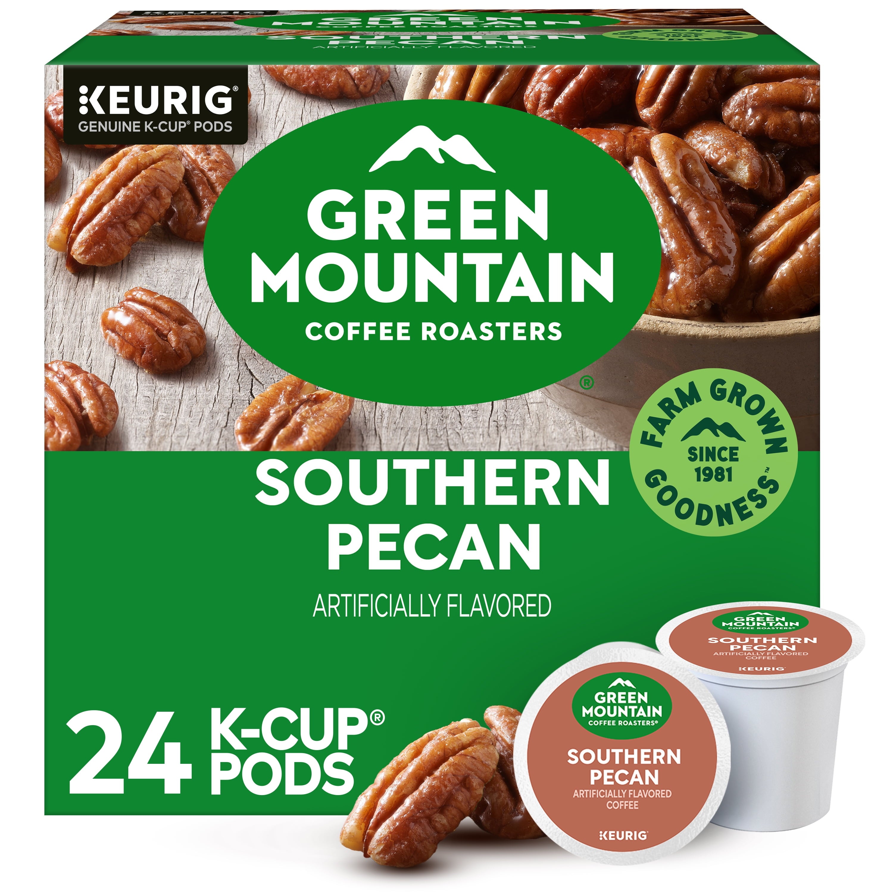(4 pack) Green Mountain Coffee Roasters, Nantucket Blend Medium Roast K-Cup Coffee Pods, 24 Count
