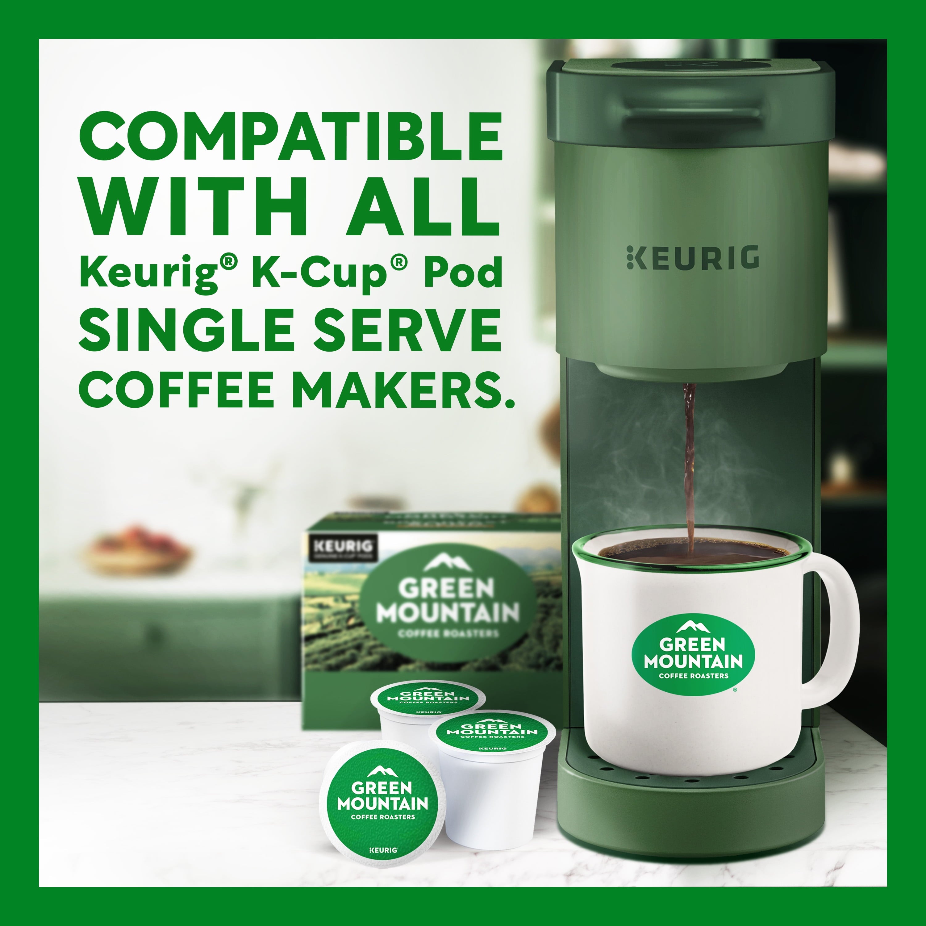 (4 pack) Green Mountain Coffee Roasters, Nantucket Blend Medium Roast K-Cup Coffee Pods, 24 Count